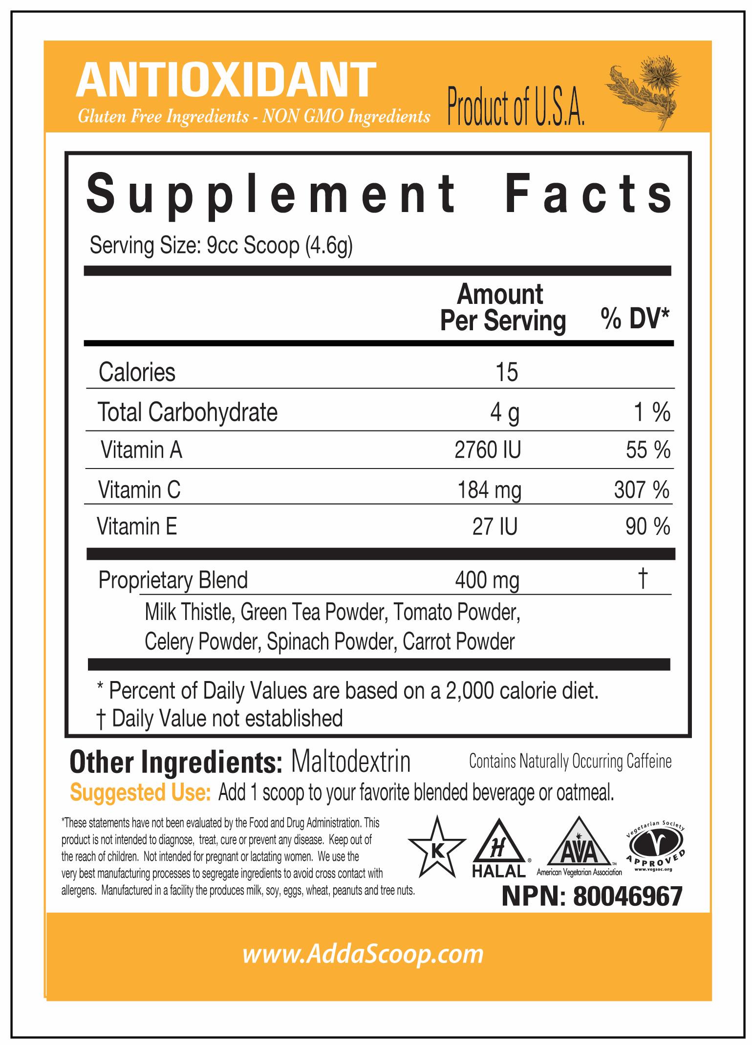 Antioxidant Blend