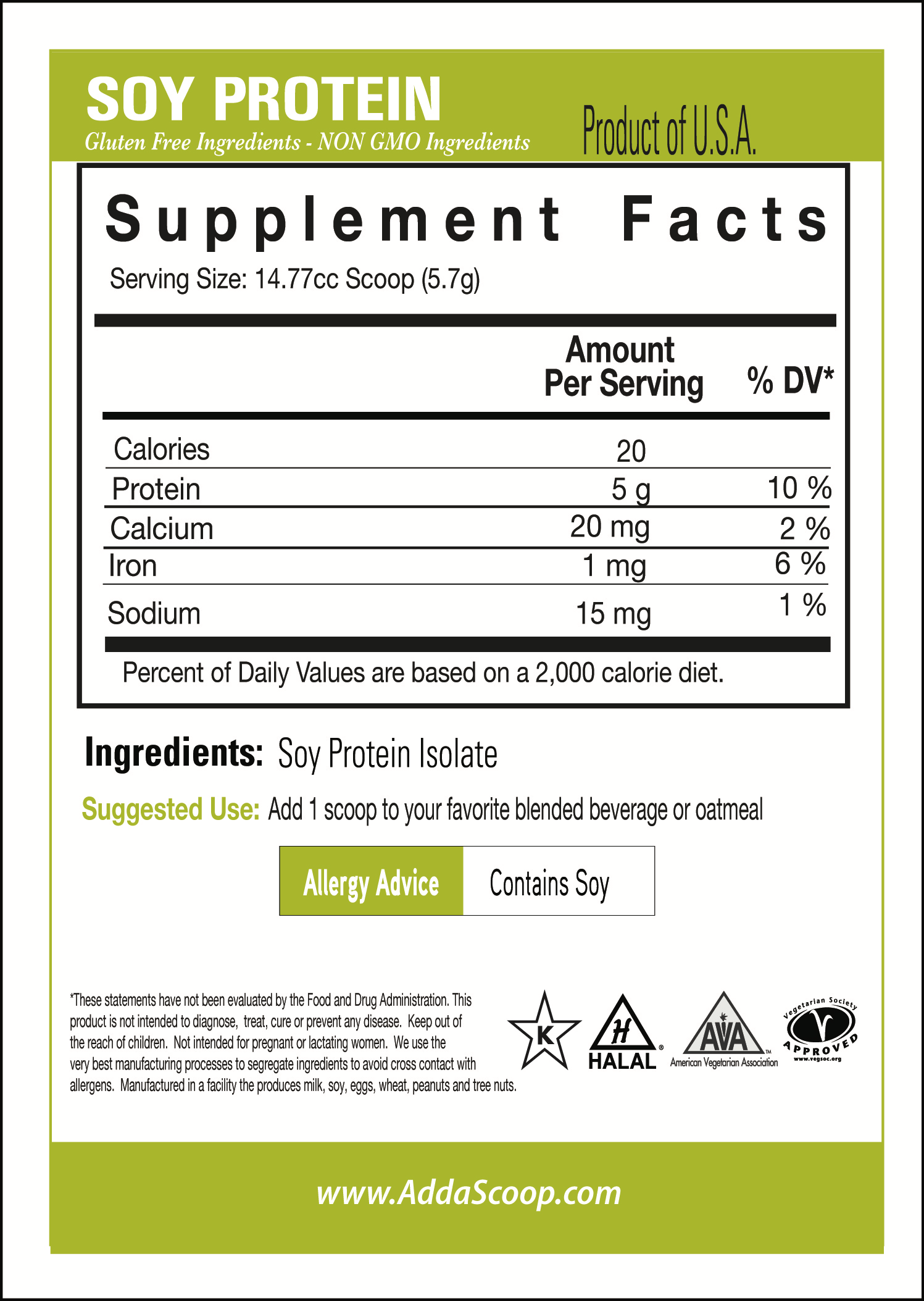 Soy Protein Blend